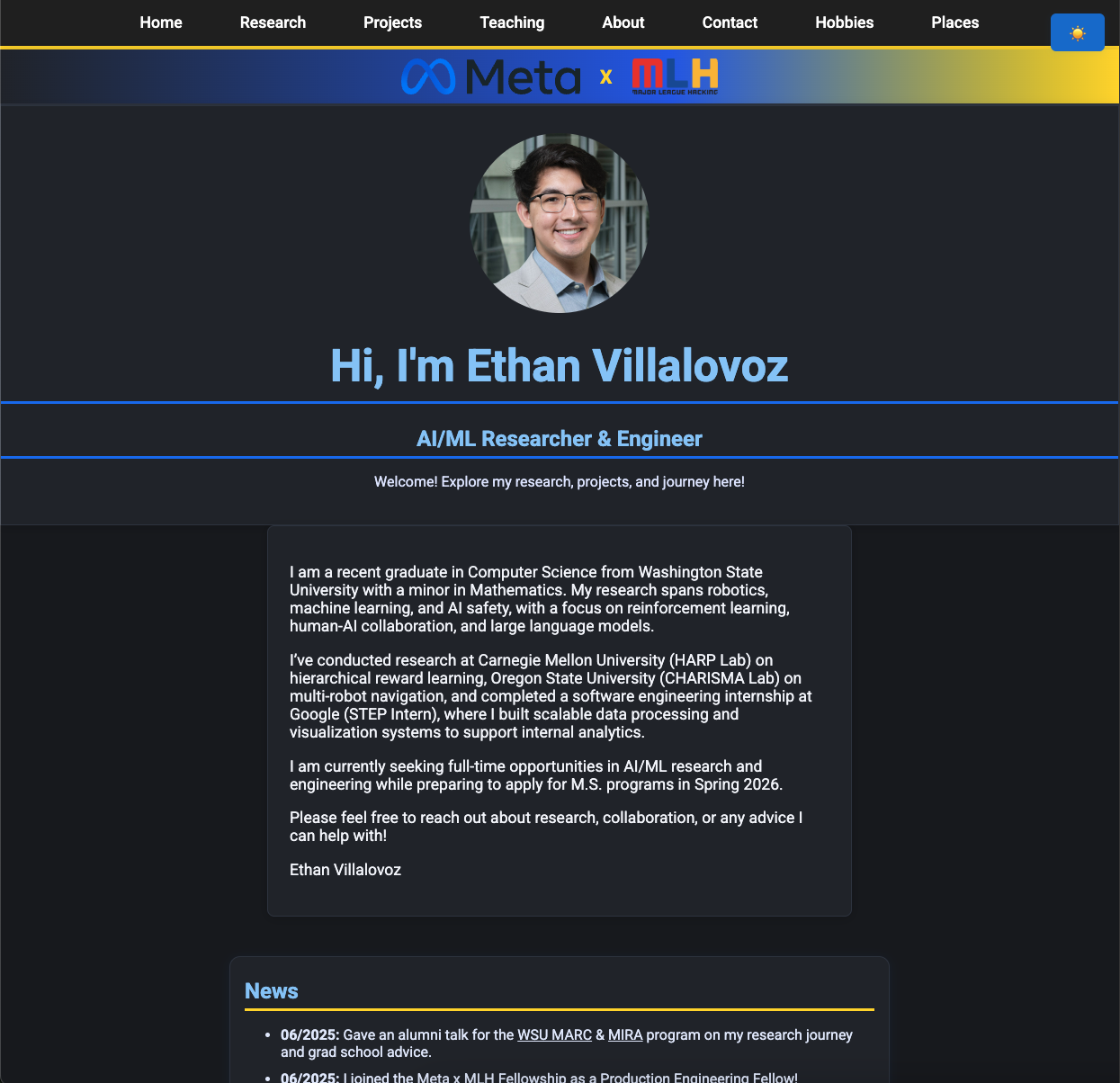 The homepage of my journey — where research, engineering, and curiosity collide